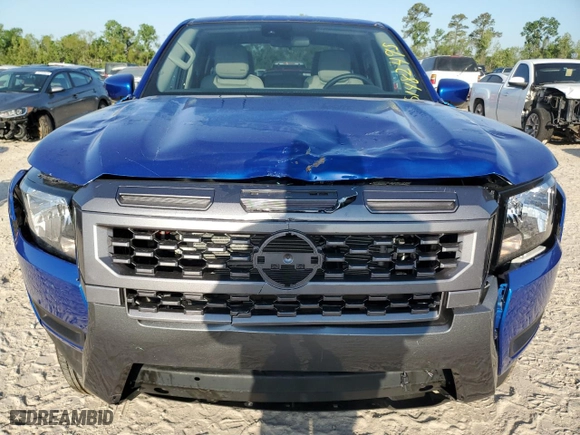2025 Nissan Frontier SV with VIN 1N6ED1EJ4SN609256, listed as a Copart auction lot 51482495 with 2,154 mi miles and Salvage Title. Bid and sale history available at carsss.com. Image 5.