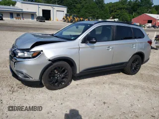 2018 Mitsubishi Outlander ES with VIN JA4AZ3A34JZ025866, listed as a Copart auction lot 61529555 with 144,041 mi miles and Salvage title. Bid and sale history available at DreamBid. Image 1.