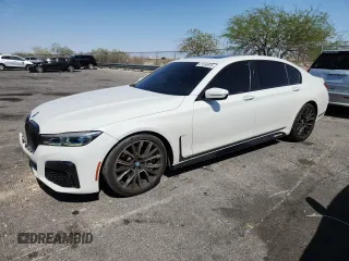 2020 BMW 7 Series 740i z VIN WBA7T2C03LGF96603, wystawiony jako Copart lot #61264975 z przebiegiem 58 459 mil mil oraz Szkoda całkowita • Salvage title. Historia ofert i sprzedaży dostępna na DreamBid. Obrazek 1.