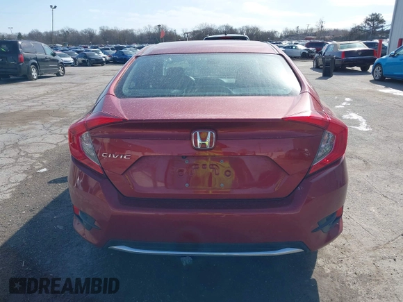 2020 Honda Civic LX с VIN 19XFC2F62LE001669, выставлен на аукционе IAAI как лот 41935062 с пробегом 68 285 миль миль и . История ставок и продаж доступна на DreamBid. Изображение 17.
