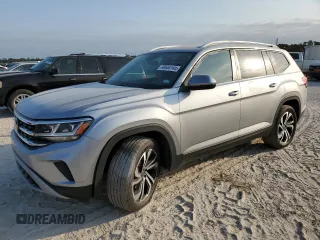 2023 Volkswagen Atlas SEL z VIN 1V2BR2CA6PC519320, wystawiony jako Copart lot #69646164 z przebiegiem 31 363 mil mil oraz Szkoda całkowita • Salvage title. Historia ofert i sprzedaży dostępna na DreamBid. Obrazek 1.