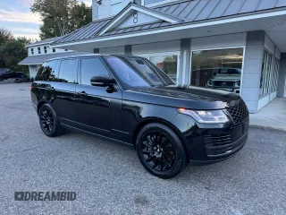 2018 Land Rover Range Rover with VIN SALGR2RVXJA384341, listed as a Copart auction lot 81403554 with 99,038 mi miles and Clean title. Bid and sale history available at DreamBid. Image 1.