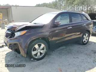2013 Kia Sorento SX with VIN 5XYKW4A28DG333190, listed as a Copart auction lot 50872625 with 122,121 mi miles and Salvage Title. Bid and sale history available at carsss.com. Image 1.