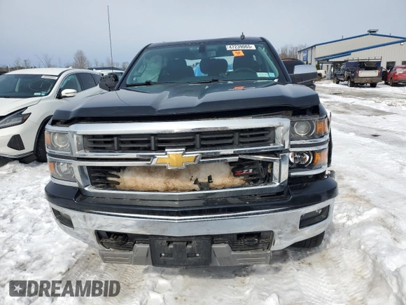2014 Chevrolet Silverado 1500 LTZ with VIN 1GCVKSECXEZ237970, listed as a Copart auction lot 47239065 with 147,896 mi miles and Salvage Title. Bid and sale history available at DreamBid. Image 5.
