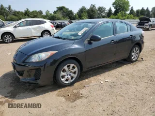 2013 Mazda 3 i Sport with VIN JM1BL1U70D1746168, listed as a Copart auction lot 60741015 with 96,300 mi miles and Salvage title. Bid and sale history available at DreamBid. Image 1.