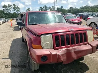 2006 Jeep Commander with VIN 1J8HH48KX6C203308, listed as a Copart auction lot 64456765 with 185,794 mi miles and Salvage title. Bid and sale history available at DreamBid. Image 14.