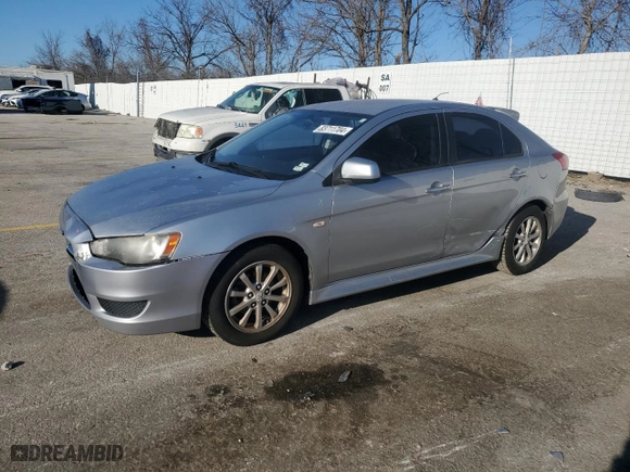 2011 Mitsubishi Lancer Sportback ES with VIN JA32X2HU9BU002010, listed as a Copart auction lot 83711704 with 202,861 mi miles and Salvage Title. Bid and sale history available at carsss.com. Image 1.
