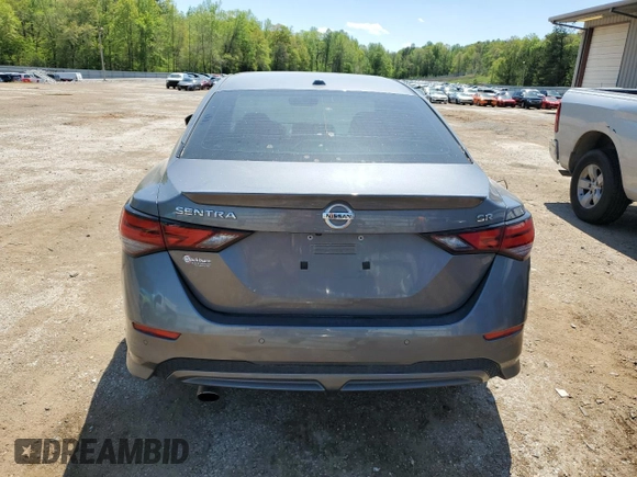 2023 Nissan Sentra SR with VIN 3N1AB8DV8PY271569, listed as a Copart auction lot 52112895 with 30,470 mi miles and Salvage Title. Bid and sale history available at DreamBid. Image 6.
