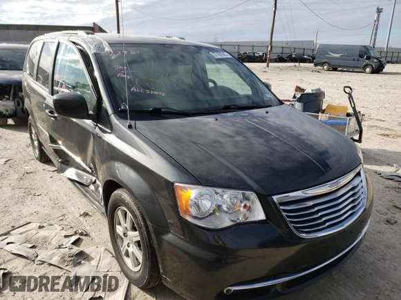 2012 Chrysler Town & Country Touring with VIN 2C4RC1BG8CR299908, listed as a Copart auction lot 37181562 with 95,287 mi miles and Salvage Title. Bid and sale history available at DreamBid. Image 1.