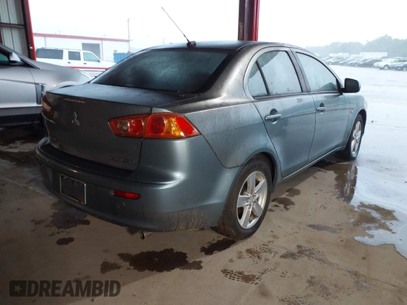 2008 Mitsubishi Lancer DE with VIN JA3AU26U08U034294, listed as a IAAI auction lot 42158892 with 50,467 mi miles. Bid and sale history available at carsss.com. Image 4.
