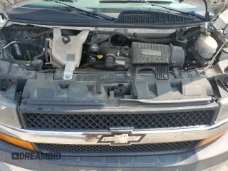 2019 Chevrolet Express Passenger LT with VIN 1GAZGPFG6K1263857, listed as a Copart auction lot 58987635 with 127,347 mi miles and Salvage title. Bid and sale history available at DreamBid. Image 12.