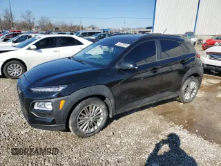 2021 Hyundai Kona SEL with VIN KM8K2CAA5MU617593, listed as a Copart auction lot 45023555 with 61,976 mi miles and Non Repairable. Bid and sale history available at carsss.com. Image 1.