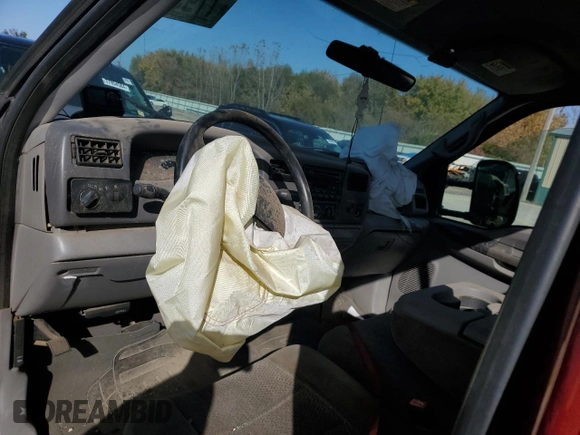 2001 Ford Super Duty F-250 XL with VIN 1FTNF21F11ED51619, listed as a Copart auction lot 77959404 with 342,199 mi miles and Salvage Title. Bid and sale history available at carsss.com. Image 8.