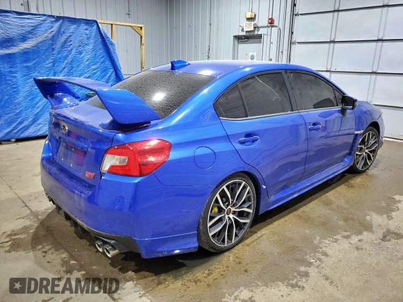 2020 Subaru WRX STI with VIN JF1VA2S68L9814967, listed as a Copart auction lot 63988455 with Not provided miles and Clean title. Bid and sale history available at DreamBid. Image 3.
