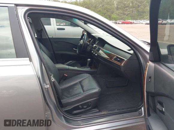2007 BMW 5 Series with VIN WBANF33567CS38714, listed as a IAAI auction lot 42069445 with 208,449 mi miles and . Bid and sale history available at DreamBid. Image 5.