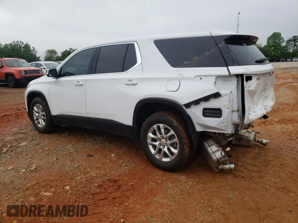 2023 Chevrolet Traverse LS with VIN 1GNEVLKW8PJ238474, listed as a Copart auction lot 85952264 with 28,038 mi miles and Salvage Title. Bid and sale history available at carsss.com. Image 2.