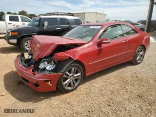 2008 Mercedes-Benz CLK-Class 3.5L with VIN WDBTJ56H48F234136, listed as a Copart auction lot 70967244 with 63,501 mi miles and Salvage Title. Bid and sale history available at carsss.com. Image 1.