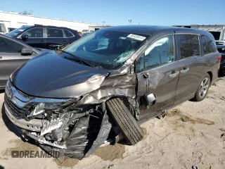 2020 Honda Odyssey Touring with VIN 5FNRL6H84LB012640, listed as a Copart auction lot 80430814 with 58,313 mi miles and Salvage Title. Bid and sale history available at DreamBid. Image 1.
