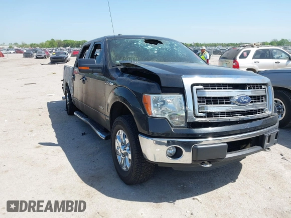 2013 Ford F-150 XL with VIN 1FTFW1ET4DKG25917, listed as a IAAI auction lot 42009958 with Not Provided miles and . Bid and sale history available at carsss.com. Image 1.