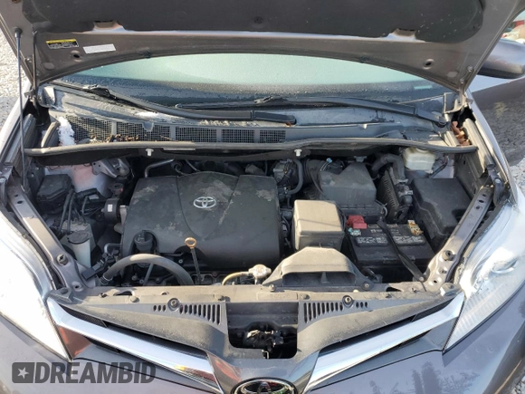 2020 Toyota Sienna XLE with VIN 5TDDZ3DC0LS243886, listed as a Copart auction lot 43464265 with 77,404 mi miles and Salvage title. Bid and sale history available at DreamBid. Image 12.