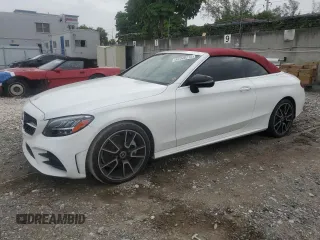 2021 Mercedes-Benz C 300 z VIN W1KWK8DB6MG069809, wystawiony jako Copart lot #62348715 z przebiegiem 57 093 mil mil oraz Szkoda całkowita • Salvage title. Historia ofert i sprzedaży dostępna na DreamBid. Obrazek 1.