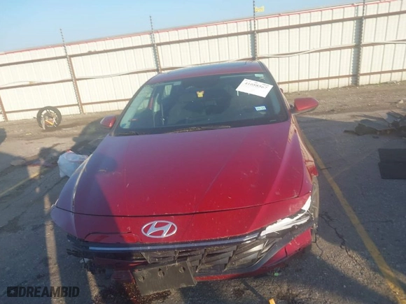 2024 Hyundai Elantra SEL with VIN KMHLS4DG4RU699964, listed as a IAAI auction lot 41058567 with 27,614 mi miles. Bid and sale history available at carsss.com. Image 12.