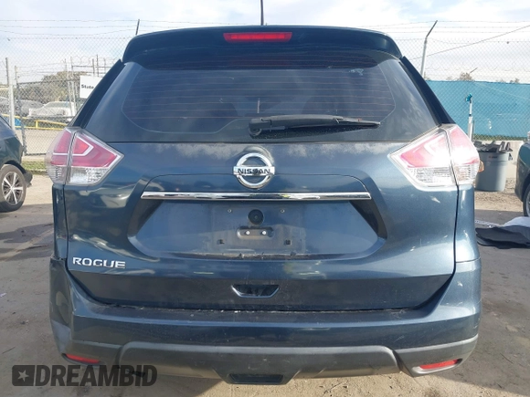 2015 Nissan Rogue SV with VIN KNMAT2MT8FP579542, listed as a IAAI auction lot 41909706 with 92,915 mi miles and . Bid and sale history available at carsss.com. Image 16.