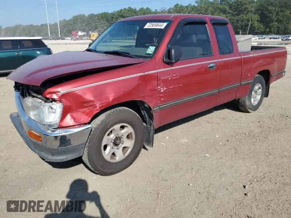 1995 Toyota T100 DX z VIN JT4VD12E2S0007155, wystawiony jako Copart lot #72569844 z przebiegiem 248 034 mil mil oraz Szkoda całkowita • Salvage title. Historia ofert i sprzedaży dostępna na DreamBid. Obrazek 1.