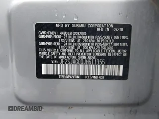 2018 Subaru Forester Premium with VIN JF2SJAGC0JH611355, listed as a IAAI auction lot 42062683 with 111,109 mi miles. Bid and sale history available at carsss.com. Image 9.