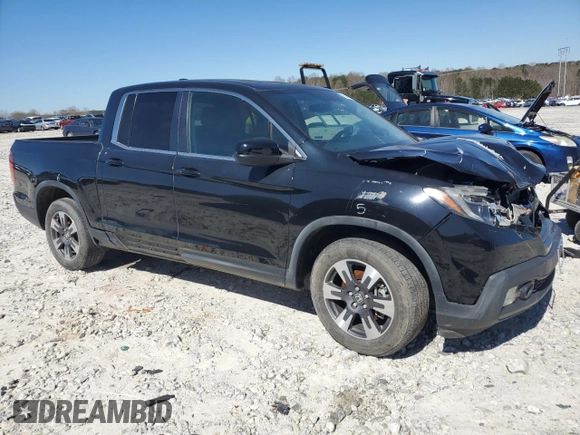 2019 Honda Ridgeline RTL with VIN 5FPYK2F51KB007787, listed as a Copart auction lot 50106675 with Not provided miles and Salvage title. Bid and sale history available at DreamBid. Image 4.