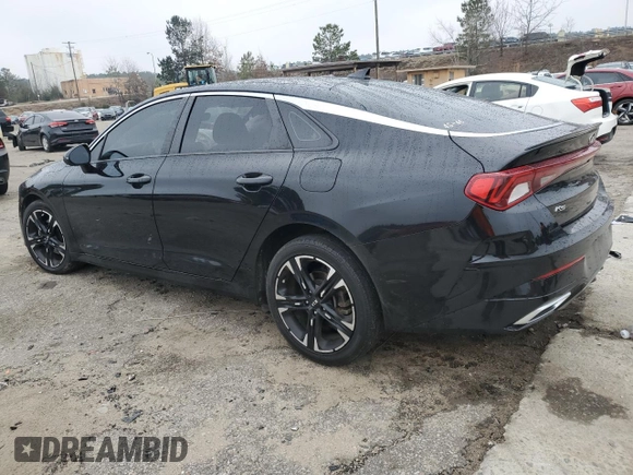 2021 Kia K5 GT-Line with VIN 5XXG64J28MG068197, listed as a Copart auction lot 46208885 with 160,989 mi miles and Salvage Title. Bid and sale history available at carsss.com. Image 2.