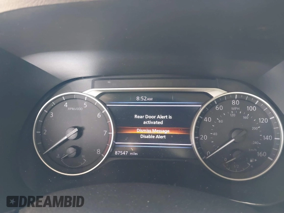 2021 Nissan Sentra SV with VIN 3N1AB8CV4MY220650, listed as a IAAI auction lot 41383290 with 87,547 mi miles and . Bid and sale history available at DreamBid. Image 7.