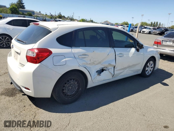 2015 Subaru Impreza 2.0i z VIN JF1GPAA64FH207512, wystawiony jako Copart lot #57500325 z przebiegiem 167 038 mil mil oraz Szkoda całkowita • Salvage title. Historia ofert i sprzedaży dostępna na DreamBid. Obrazek 3.