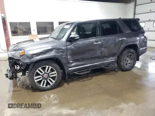 2021 Toyota 4Runner Limited with VIN JTEKU5JR7M5888595, listed as a Copart auction lot 53815885 with 55,666 mi miles and Salvage title. Bid and sale history available at DreamBid. Image 1.