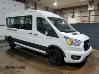 2022 Ford Transit Passenger XL with VIN 1FBAX2C85NKA73815, listed as a Copart auction lot 43721655 with 58,237 mi miles and Clean Title. Bid and sale history available at DreamBid. Image 4.