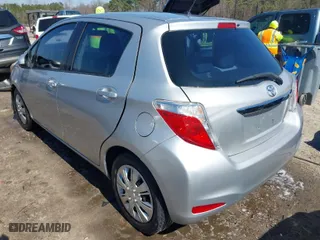 2014 Toyota Yaris L with VIN JTDKTUD32ED593419, listed as a IAAI auction lot 41780903 with 81,609 mi miles. Bid and sale history available at carsss.com. Image 3.