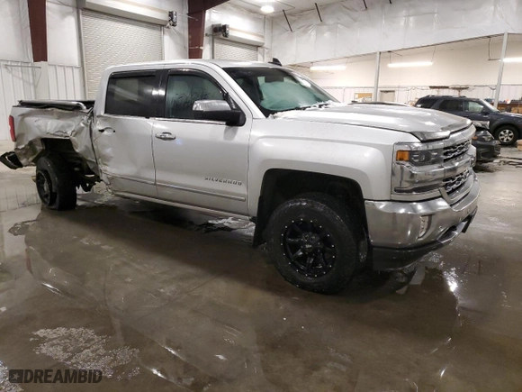 2017 Chevrolet Silverado 1500 LTZ with VIN 3GCUKSEC7HG216705, listed as a Copart auction lot 88794075 with 118,796 mi miles and Salvage Title. Bid and sale history available at carsss.com. Image 4.