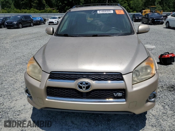 2010 Toyota RAV4 Limited with VIN JTMDK4DV1AD015240, listed as a Copart auction lot 61868355 with 243,511 mi miles and Clean title. Bid and sale history available at DreamBid. Image 5.