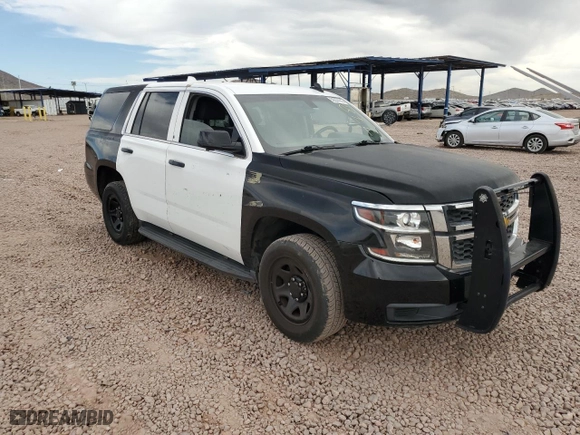 2017 Chevrolet Tahoe Commercial with VIN 1GNLCDEC4HR219881, listed as a Copart auction lot 50574145 with 115,700 mi miles and Salvage Title. Bid and sale history available at carsss.com. Image 4.