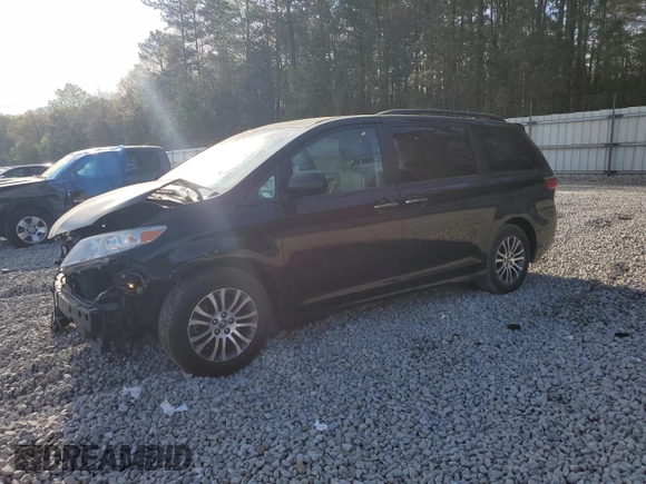 2019 Toyota Sienna XLE Auto Access Seat with VIN 5TDYZ3DC6KS017299, listed as a Copart auction lot 50976825 with 164,704 mi miles and Salvage Title. Bid and sale history available at carsss.com. Image 1.