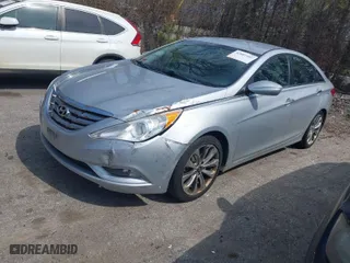 2012 Hyundai Sonata 2.0T SE with VIN 5NPEC4AB9CH369984, listed as a IAAI auction lot 42087247 with 110,409 mi miles. Bid and sale history available at carsss.com. Image 2.