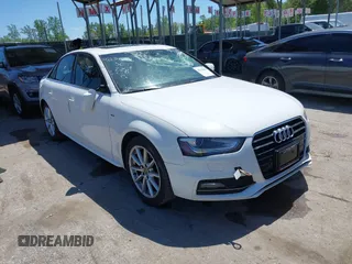 2014 Audi A4 Premium Plus with VIN WAUEFAFL2EA076247, listed as a IAAI auction lot 42134356 with 92,739 mi miles and . Bid and sale history available at DreamBid. Image 1.
