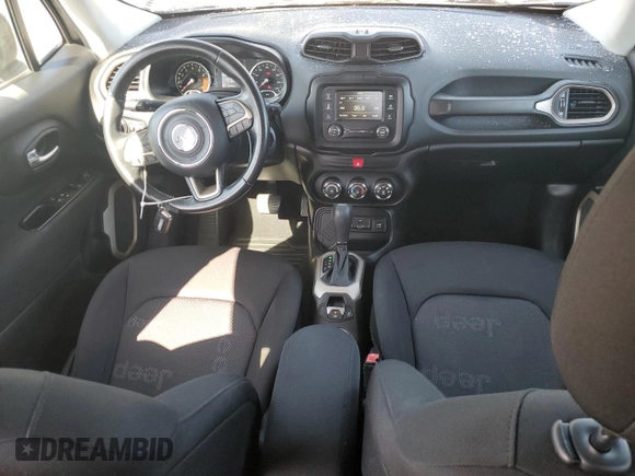 2017 Jeep Renegade Latitude with VIN ZACCJABB4HPE66423, listed as a Copart auction lot 53924625 with 97,922 mi miles and Salvage Title. Bid and sale history available at carsss.com. Image 8.