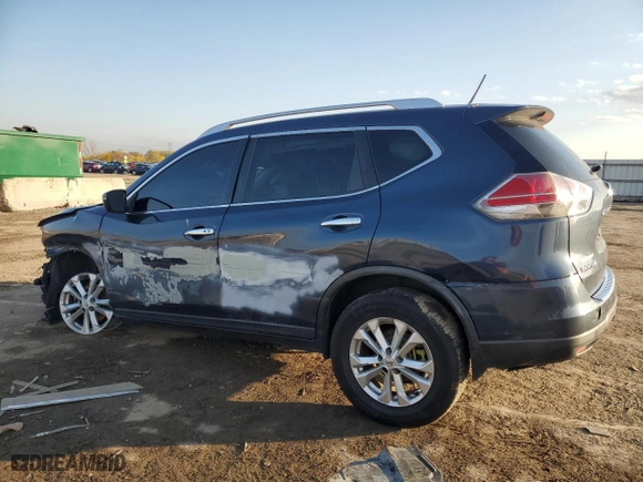 2016 Nissan Rogue S with VIN KNMAT2MV4GP727625, listed as a Copart auction lot 77349594 with 119,291 mi miles and Salvage Title. Bid and sale history available at carsss.com. Image 2.