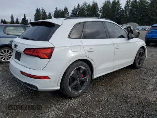 2019 Audi SQ5 Premium Plus with VIN WA1B4AFY4K2006353, listed as a Copart auction lot 79935524 with 48,536 mi miles and Salvage Title. Bid and sale history available at DreamBid. Image 3.