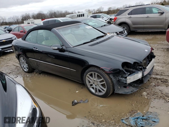 2009 Mercedes-Benz CLK 350 with VIN WDBTK56F39T101429, listed as a Copart auction lot 79882654 with 138,921 mi miles and Clean Title. Bid and sale history available at DreamBid. Image 4.