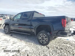 2021 GMC Sierra 1500 AT4 with VIN 3GTP9EEL0MG403871, listed as a Copart auction lot 43845305 with 51,209 mi miles and Non Repairable. Bid and sale history available at carsss.com. Image 2.