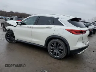 2020 Infiniti QX50 LUXE with VIN 3PCAJ5M33LF110064, listed as a Copart auction lot 73375252 with 17,188 mi miles. Bid and sale history available at carsss.com. Image 2.