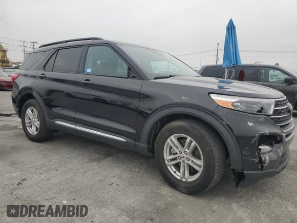 2022 Ford Explorer XLT with VIN 1FMSK7DH9NGB75398, listed as a Copart auction lot 54397385 with 18,333 mi miles and Clean Title. Bid and sale history available at carsss.com. Image 4.