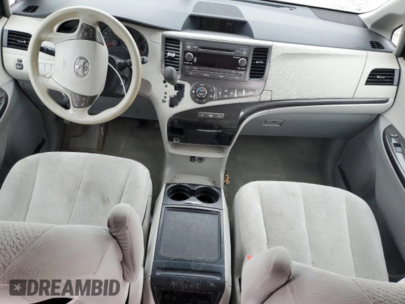 2014 Toyota Sienna LE AAS with VIN 5TDKK3DC8ES456485, listed as a Copart auction lot 43484695 with Not Provided miles and Salvage Title. Bid and sale history available at DreamBid. Image 8.